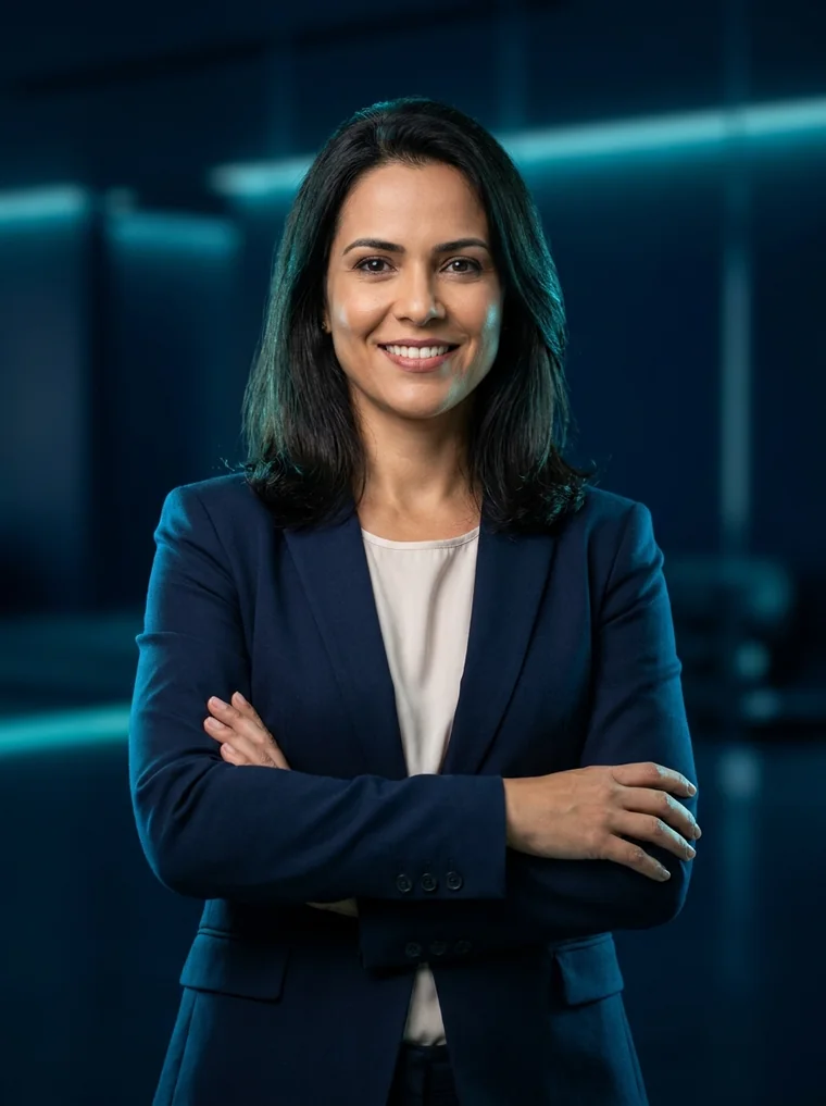 Especialista da Wetax pronta para conduzir a sua troca de contador no interior de São Paulo
